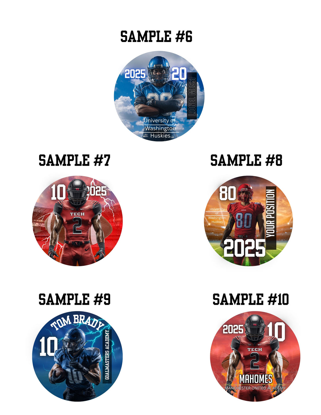 Custom Football Pins